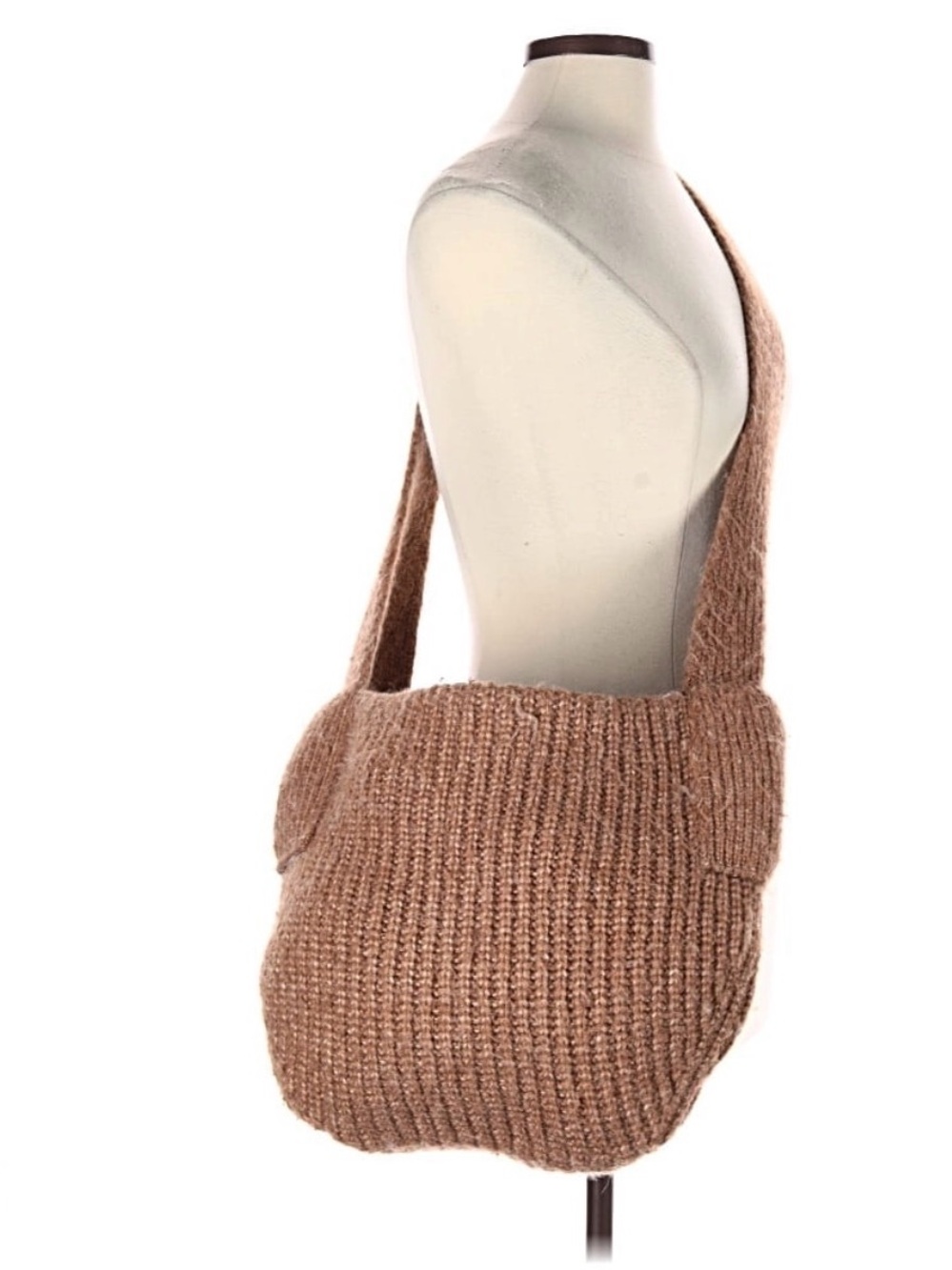 DH New York knitted crossbody bag/tote